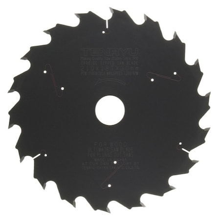 Tenryu 210mm Plunge-Cut Saw Blade 18T for FESTOOL TS75 PSW-21018CBD3